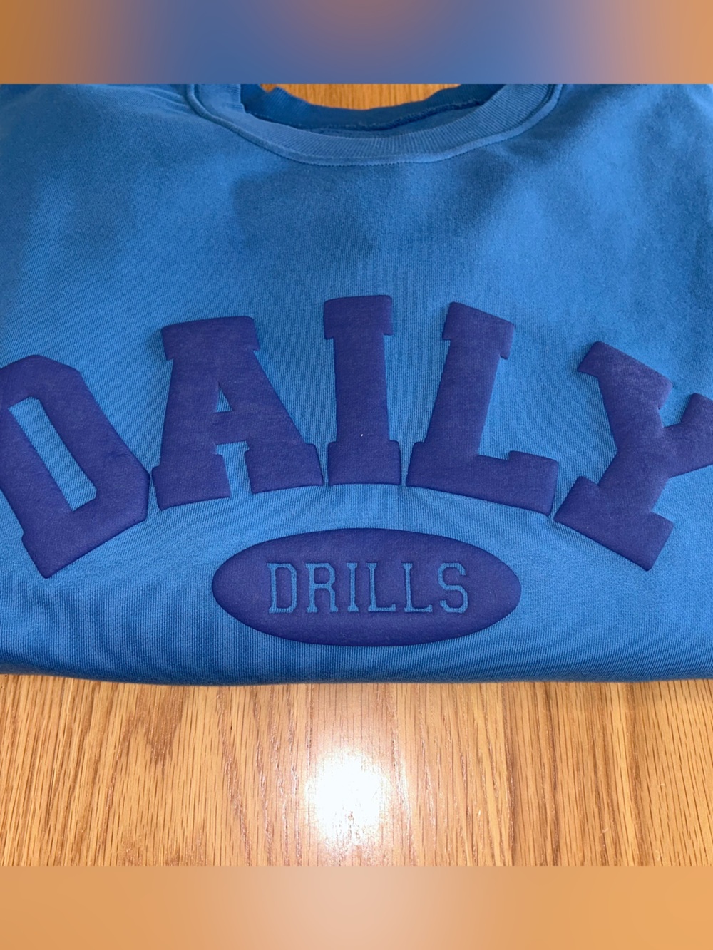 Daily Drills Oversized Daily Crew - Cabana + Navy with Tonal Patch Size M/L NWOT - Picture 3 of 12